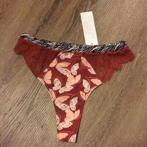 Urban outfitters High waist lace thong, S